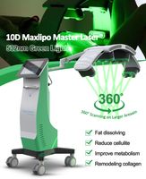Kaltlaser Schlankheitsmaschine Schmerzlinderungsgerät Laserlipo Liposlim 10D Energiestrahl 532nm grüne FIR-Lichtbehandlung Maxlipo Master für professionelle Fettverbrennung