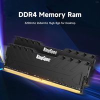 Kingspec RAM Memory 8GB 16GB DDR4 3200MHz 2666MHz 3600 MHz MEMORIA سطح المكتب 3200 2666 XMP للكمبيوتر الشخصي