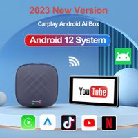 CarlinKit CarPlay Ai Box Plus Android 12 QCM6125 8-Core 64G Wireless Android Auto Apple CarPlay Netflix TV Box für OEM Wired Car Play