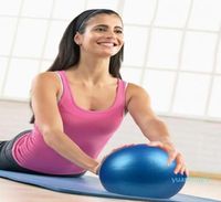 25cm Bolas de yoga deportivas Bola Pilates Fitness Gym Fitball Ejercicio Massage Ball7029472 55