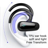 Auriculares TWS Tipo de oreja Air Conducción de aire Bluetooth Bluetooth Sports Auriculares con micrófono
