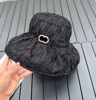 Summer Women Luxury Designer bucket hat Outdoor Vacation Tra...