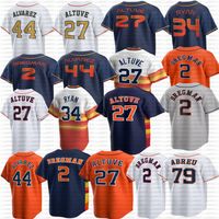 Men's Houston Astros #27 Jose Altuve Orange 60th Anniversary Flex Base  Stitched Baseball Jersey on sale,for Cheap,wholesale from China