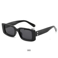 Off occhiali da sole Occhiali da sole di lusso Offs White Telams Stile Square Brand Men Freccia X Black Frame Black Eyewear Trend Sun Glace