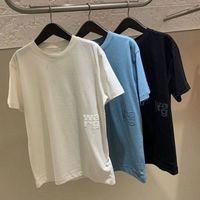 Camisetas de mujeres camisetas diseñador para hombres primavera de verano pareja simple impresión cintura top con camiseta de algodón de manga corta tops