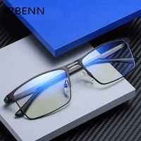 Okuma Gözlükleri Rbenn Erkekler Mavi Işık Bloket Metal Çerçeve Reçete Gözlük Anti Rays Bilgisayar Okuyucu 1.75 230426
