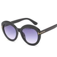 Sunglasses Tiffs 2019 Новая семейство T -Family Cround Fashion Street Shoot Wersatile Glasses Gir Ubj0