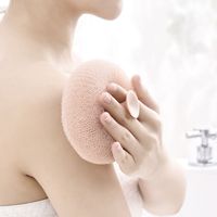 Esfoliando escovas de chuveiro de banheira espumante de limpador de pele spa Scorbro de massageador de bolhas de espuma de espuma de espuma Banheiro acessórios W0007