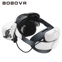 Устройства VRAR Bobovr M2 Pro Beart Batter Head для Oculus Quest 2 Elite Halo Stare с аккумулятором 5200 мАч для Meta Quest2 VR Accessories 230427