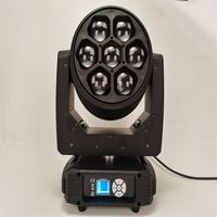 2pcs Top LED Wash 7*40W rgbw 4in1 dmx mini Zoom Beam Led Moving Head bee eye Light for Dj Live Party Shows stage