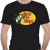 Herren-T-Shirts Bass Pro Shops Fishing Herren Schwarzes T-Shirt Größe S bis 3XL