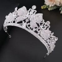 New Full Diamond Bride Crown Headwear Sen Series Vintage Adv...