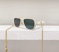 Горячие женские очки AI с цепью для подарок мужские солнцезащитные очки Retro 2199 Антильтравиолетовые круглые квадратные черные золотые полные очки.