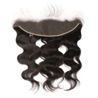 Real Hair Außenhandelshandel handgewebte Spitze natürliche Farbe menschliches Haar Vorhang 13x4 Modell