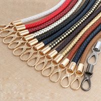 أكياس حقائب صنع مواد 2pcs بو حبل حبل مضفر من أجل حزام الكتف اليدوي المصنوع يدويًا.
