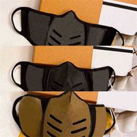 Designer Luxury Leather Face Masks Party Washable Reusable W...