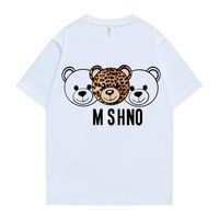 23SS Summer Mschino Diseñador Mens Camiseta de algodón de alta calidad Men de algodón Camiseta impresión casual Camas para hombres al aire libre SALA M-XXL