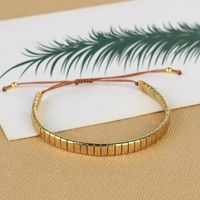 Bracelets de charme Bracelet de perle Kelitch Tila pour femmes Boho Fashion Elegant Corde Chain réglable Brangle coloré