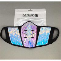 Designer Luxury Leather Face Masks Unisex 20colors Wholesale...