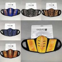 Designer Luxury Leather Face Masks No 10style Breathe Pu Dus...