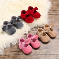 First Walkers Spring Automne Born Baby Girls Chaussures Bowkont Princess Soft Sof Sole non-glisser Toddler Girl Walker