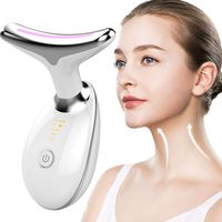 Face Massger Neck Face Device de beleza LED PON Terapy Skin Tight Reduce Double Chin Anti Remova Remover Lifting Massger Skin Tools 230203