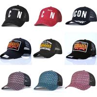 15 estilos dise￱ador de gorra de b￩isbol reticular ic-on masculina sombreros cl￡sicos casca bordado de lujo gorro ajustable con letra