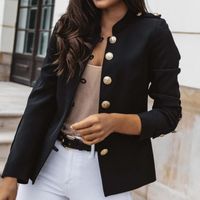 Frauenanzüge Blazer Büro Lady Blazer Anzug Jacke Single Breasted Business Coats Schlanke Mantel Hochzeitsfeierjacke