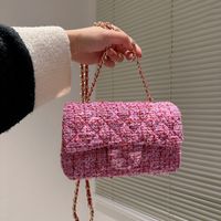 Ladies Classic Mini Flap Tweed Quilted Bags Luxury Designer ...