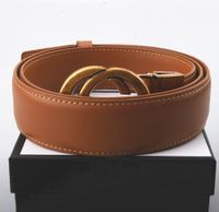 20 Farbe M Luxus Designergürtel g Buckle Mode echte Leder-Frauengürtel für Männer Buchstabe doppelte Big Gold Classical 105-125 cm