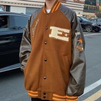 Men' s Jackets American classic retro high street jacket...