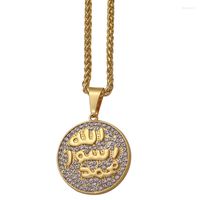Collane a ciondolo profeta islam mohammed collana dio arabo musulmano gioielli dono