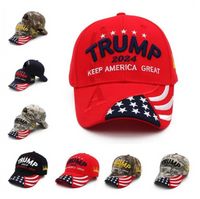 Großhandel Trump Party Hüte 2024 US -amerikanische Präsidentschaftswahlkappe Baseball Caps Verstellbare Geschwindigkeit Rebound -Baumwoll -Sporthüten TT0204
