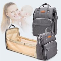 Sac à couches portables de grande capacité sac de maternité pliable maman mode multifonctionnel de voyage bébé voyage