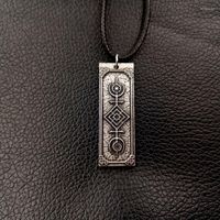 Collane a ciondolo sanlan 12pcs all'ingrosso a colori argento amuleto simbolo originale di personalità elegante collana amici dono gioielli