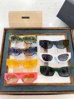 Мужские солнцезащитные очки для женщин Последние продажа солнцезащитные очки для солнечных очков Mens Gafas de Sol Glass Lens UV400 со случайным подходящим коробкой 6186