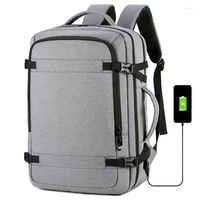 백팩 확장 가능한 충전 핸드 헬드 배낭 방수 비즈니스 대용량 여행 노트북 가방 모빌라