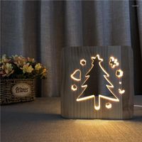 Masa lambaları Noel ağacı LED Masa Işık USB Fiş Oturma Odası Yatak Odası Atmosfer Aydınlatma Hediyeleri Gece Deco