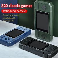 Joueurs de jeu portable Retro mini console portable 8 bits 30 pouces Couleur LCD Player intégré 520 S 230206