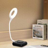 Lampade da tavolo Lampada da scrivania Lampada USB Controllo intelligente Dimmabile Night Light per la camera da letto Cocavolo flessibile