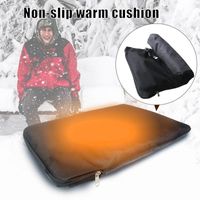 베개 휴대용 전기 가열 USB 충전 야외 캠핑 낚시를위한 따뜻한 자동 팽창 식 매트