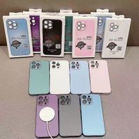 AG Glass Magnetic Wireless Charging Phone Case For iPhone 12...