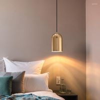 Kolye lambaları Modern Işık Fikstürleri Restoran Bar Masa Başucu Lambası Nordic Tek Kafa Sanat Dekorasyon Yemek Asma Işıkları