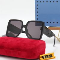 Luxusdesigner Sonnenbrille Designerbrille Polarisierte übergroße Brillen mehrfarbige Stitching Occhiali Lunette Gafas de Sol EyeGlass UV400 Goggle Shades 9option