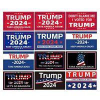 2024 Başkan Seçim Tasarımları için Özel Yapılan Trump Bayrağı Doğrudan Fabrika 3x5 ft 90x150 cm Amerika'yı geri al DHL BB0208
