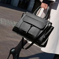 Avondtassen dames luxe ontwerper mode veelzijdige messenger grote capaciteit schouderbedrijf handtassen zwart