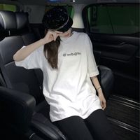 Tide Apparel Women's T-shirt Lettre designers Tops T-T-T-T-T-T-T-T-T-T-T-SEMPE 23S Simple Loose Style Dames V￪tements Street Hip Hop