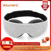 Uyku Massleri Dawnera 3D Maske Sıfır Göz Basıncı Göz Göz Kıyısı% 100 Işık Engelleme Rahat Ayarlanabilir Kadınlar İçin Erkekler Seyahat 230207