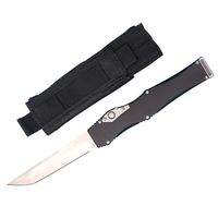Promoción Allvin Fabricación Auto Tactical Knife D2 Tanto Satin Blade T6061 Manejo de aluminio Cuchillos de regalo de bolsillo EDC con bolsa de nylon1969