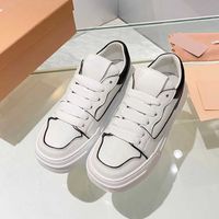 MIU Biscuit Small White Shoes White Head's Flat Lace Up College Style Casual Board Zapatos 2023 Autumn New Grape Mother